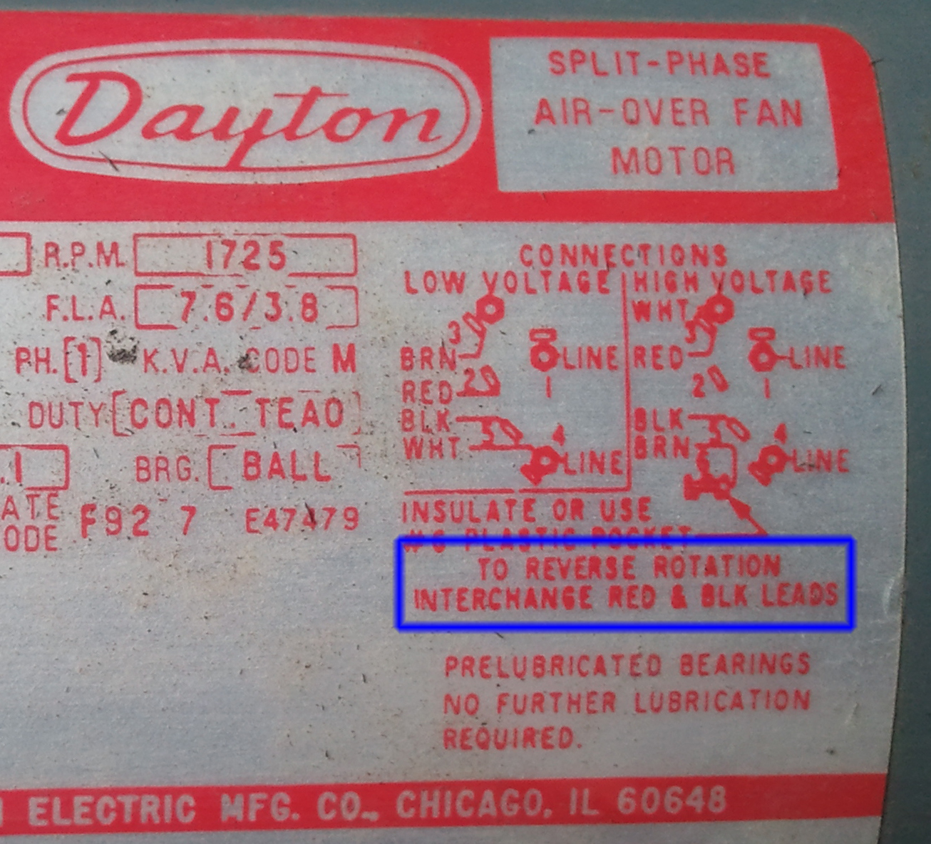 Dayton Split Phase Electric Motor Wiring Diagram Box Wiring Diagram